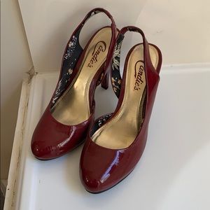 Red high heels size 6